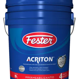 FESTER ACRITON PS MAX 4 AÑOS ROJO 19L