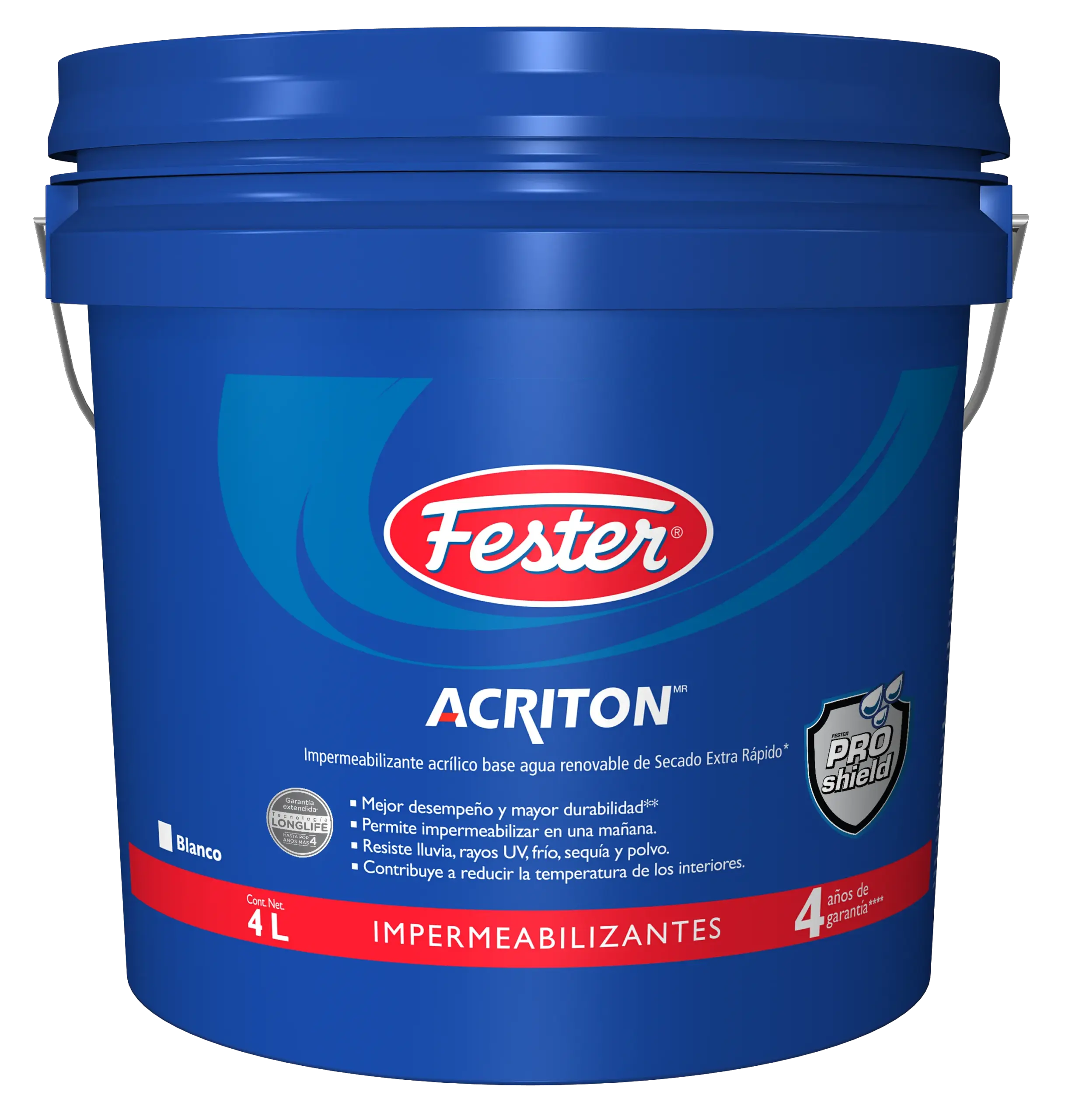 FESTER ACRITON PS MAX 4 AÑOS BLANCO  4L