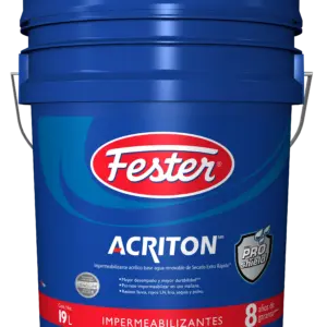 FESTER ACRITON PS MAX 8 AÑOS ROJO 19L