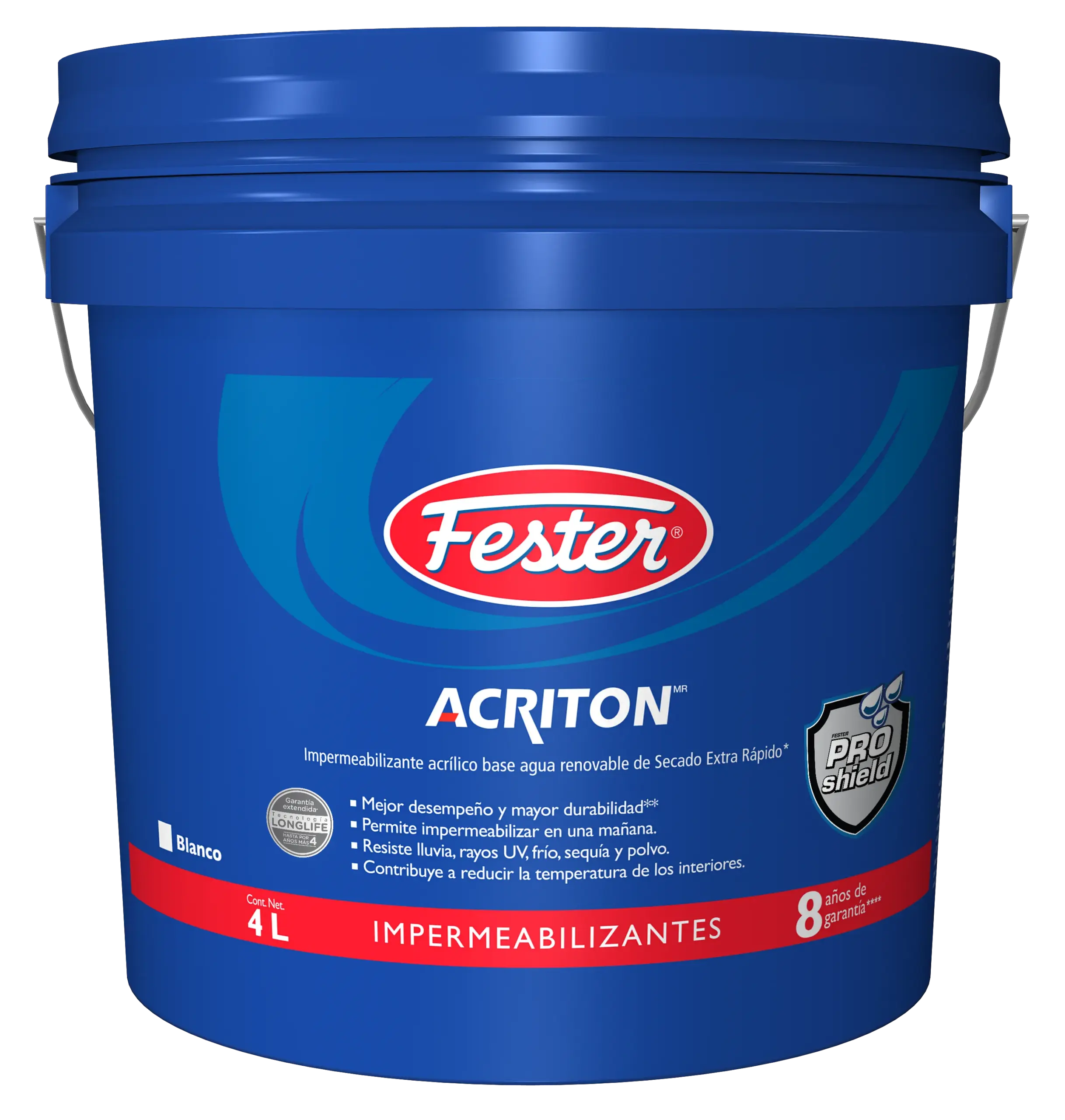 FESTER ACRITON PS MAX 8 AÑOS BLANCO 4L